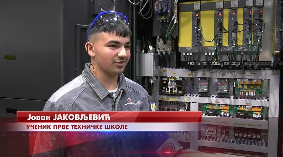 DUAL EDUCATION: Students of the First Technical School in Kruševac Learn Through Work at the “14. Oktobar”