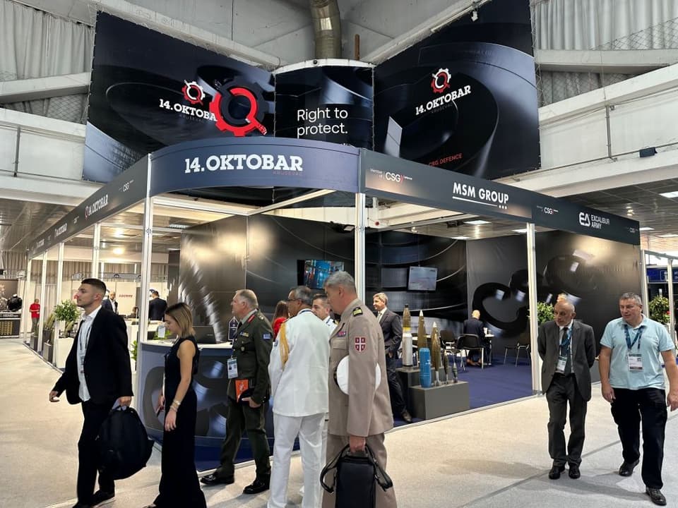 “14. oktobar” i partneri MSM Group i Excalibur Army predstavili ponudu na sajmu PARTNER 2025 u Beogradu